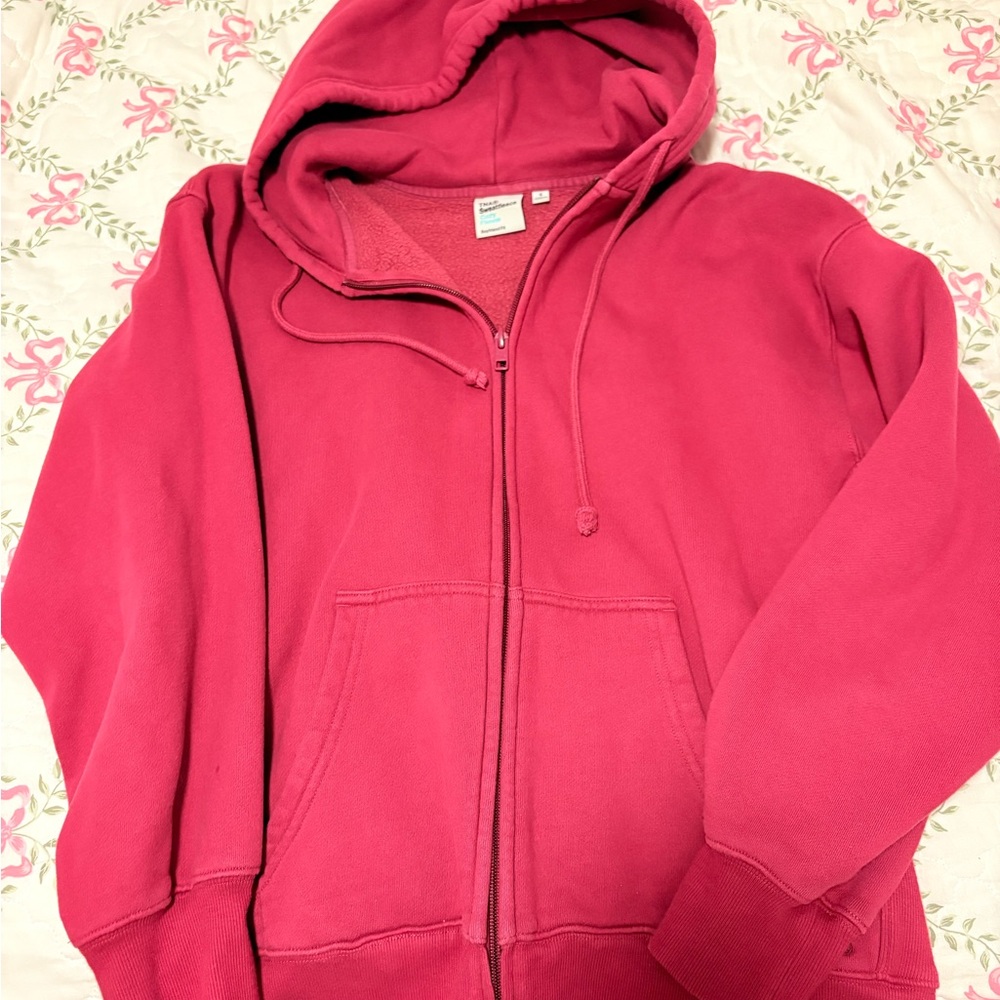 TNA Pink Sweatfleece Hoodie